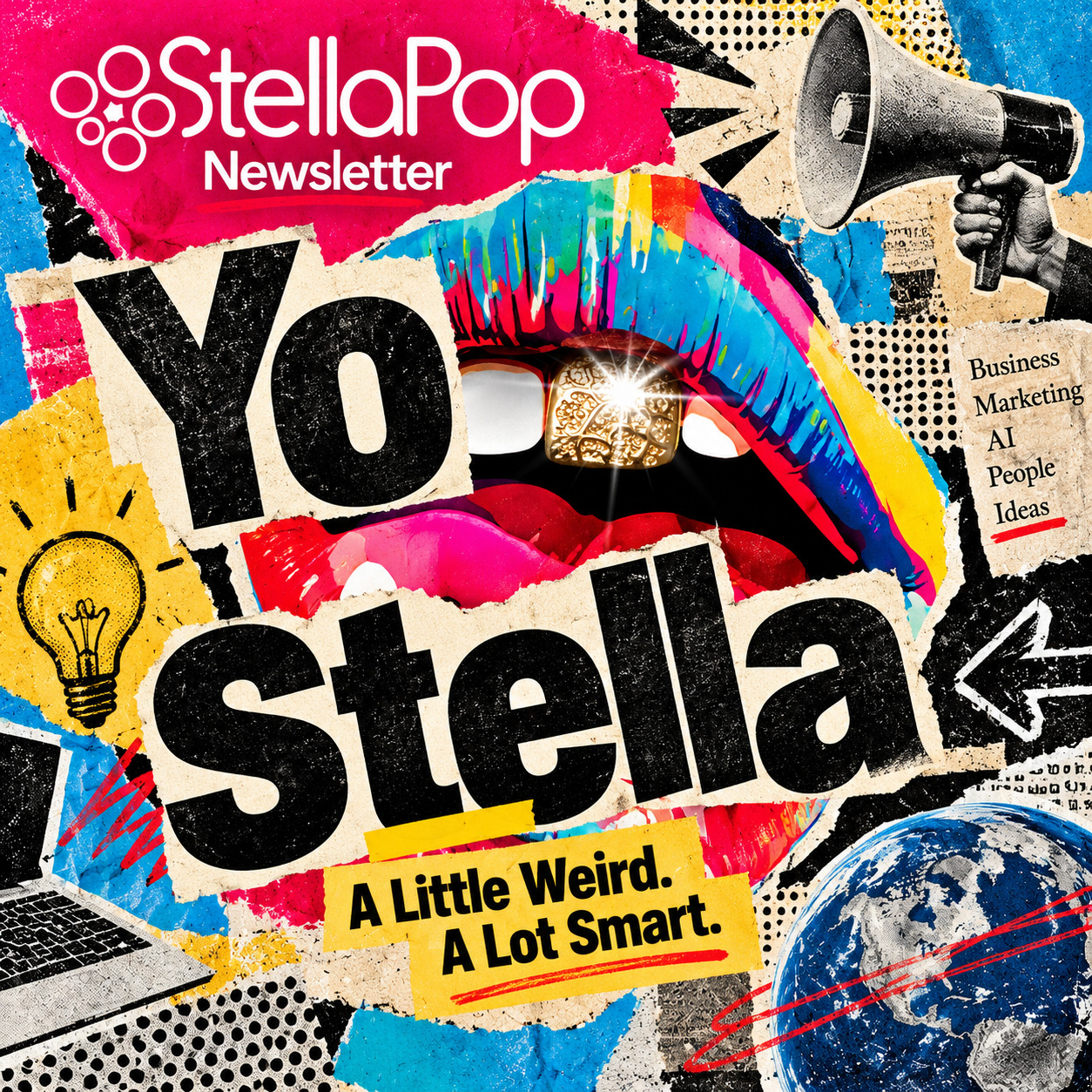Original StellaPop Podcast cover artwork.